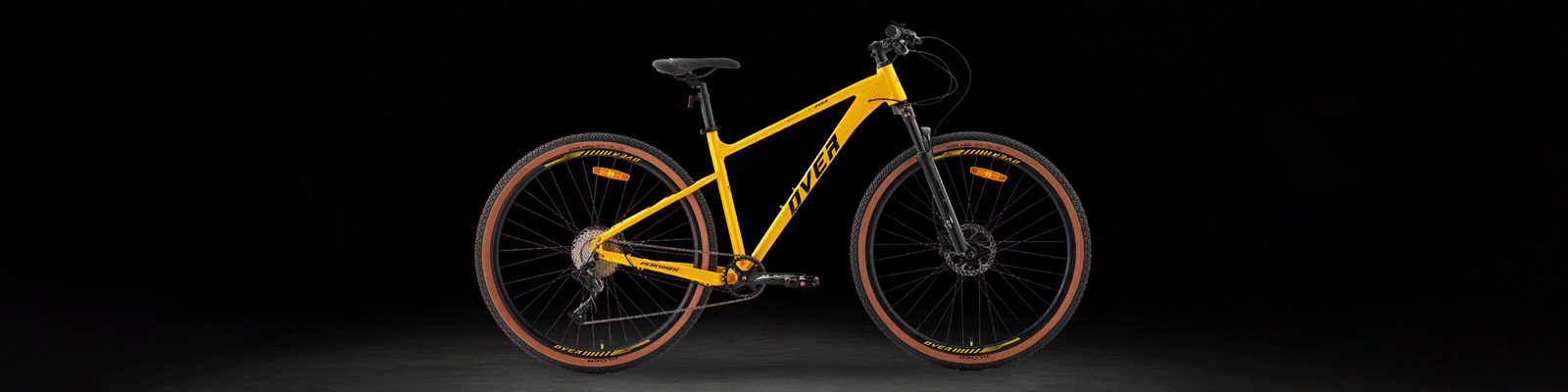 Gif, secuencia de imágenes, de bicicletas de distintos colores